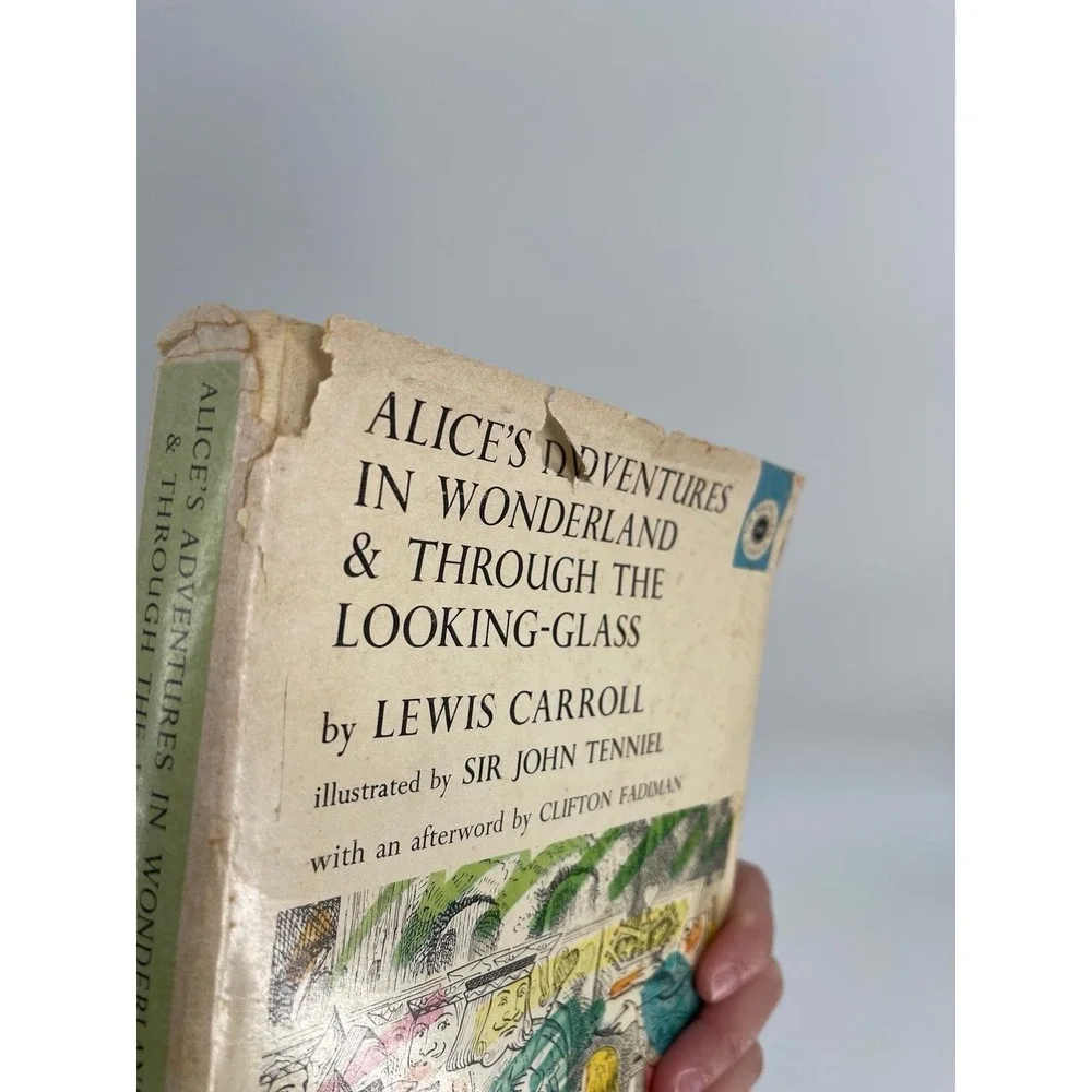 VTG Alice's Adventures In Wonderland & Through The Looking-Glass HC‎ 1963 USA